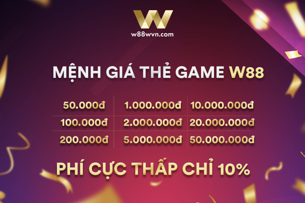 menh gia the game w88